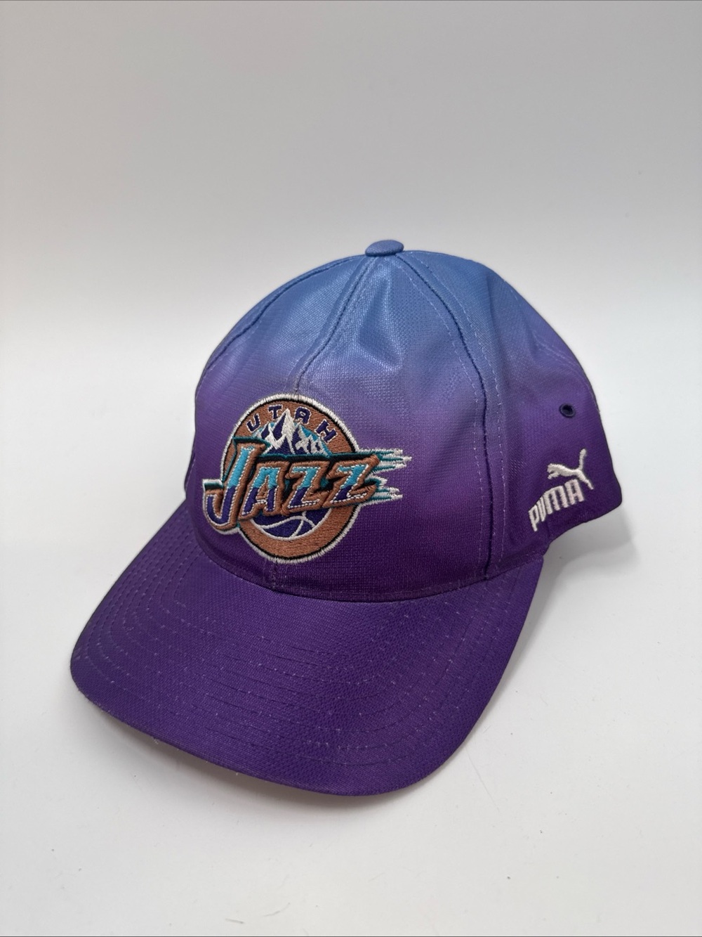 Puma Purple to Blue Gradient Utah Jazz Baseball Cap